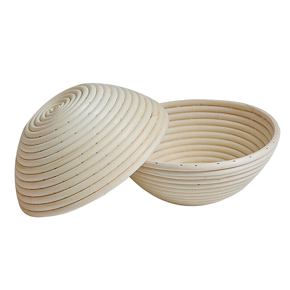 2 x 9 Sourdough Bread Proofing Set Bread Making Kit Round Bowls