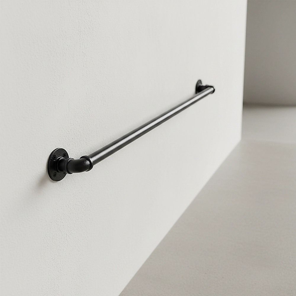 1m Handrail Stair Rail Grab Balustrade Staircase Banister + Installation Kit