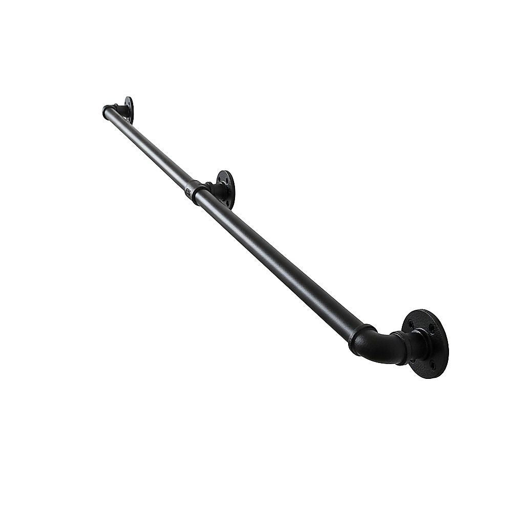 2m Handrail Stair Rail Grab Balustrade Staircase Banister + Installation Kit
