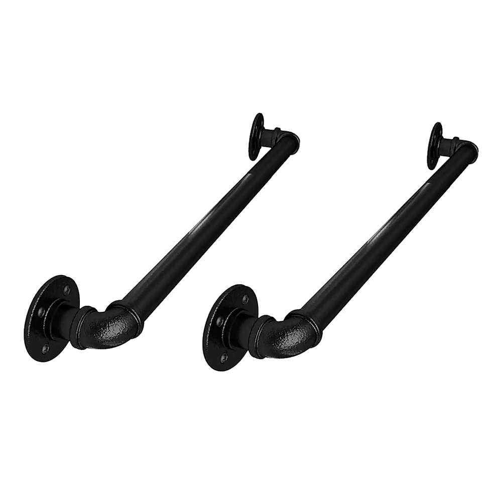 2m Handrail Stair Rail Grab Balustrade Staircase Banister + Installation Kit