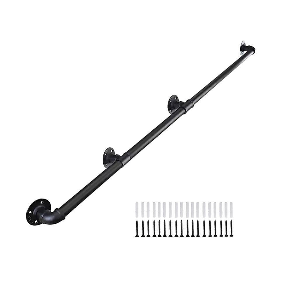 3m Handrail Stair Rail Grab Balustrade Staircase Banister + Installation Kit