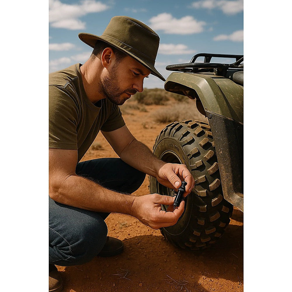 Tyre Deflators x4 Air Deflator Tire Valve Core Tool 10~30 PSI Portable 4WD