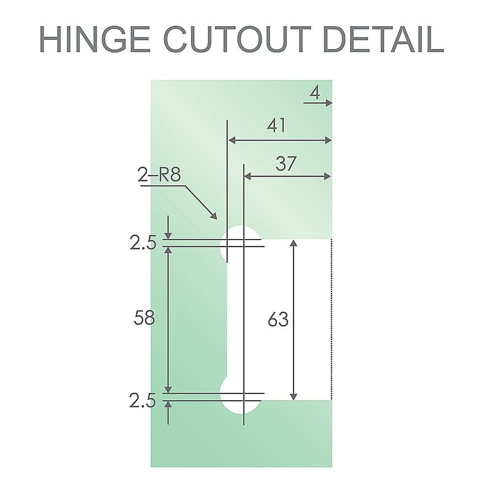 90cm Frameless Swing Bath Screen – White Hardware with Stainless steel hinge for Modern Bathrooms