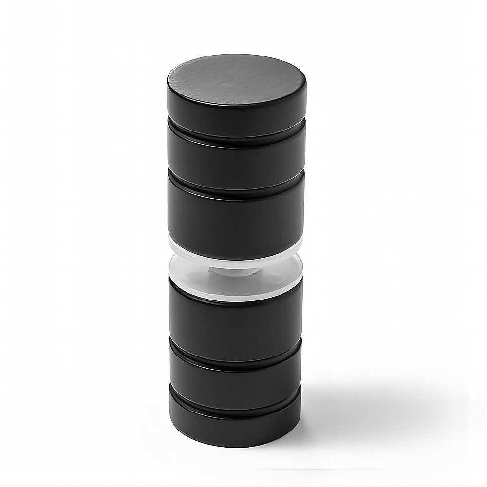 100cm Frameless Wall-to-Wall Shower Screen with Black Wall & Floor F Brackets, Brass Hinges & Round Knob Handle