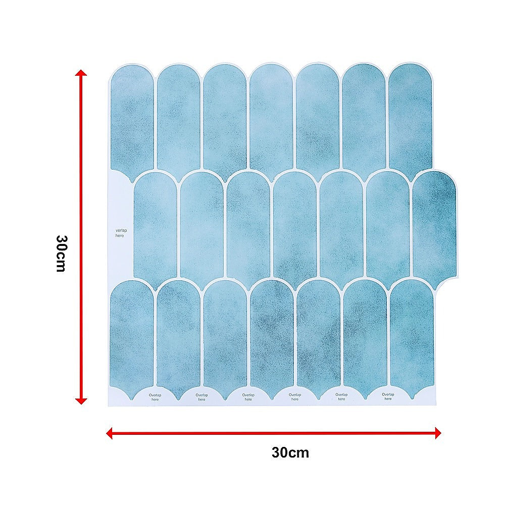 5pcs 3D Wall Stickers Self-adhesive Wallpaper Resistant High Temperature