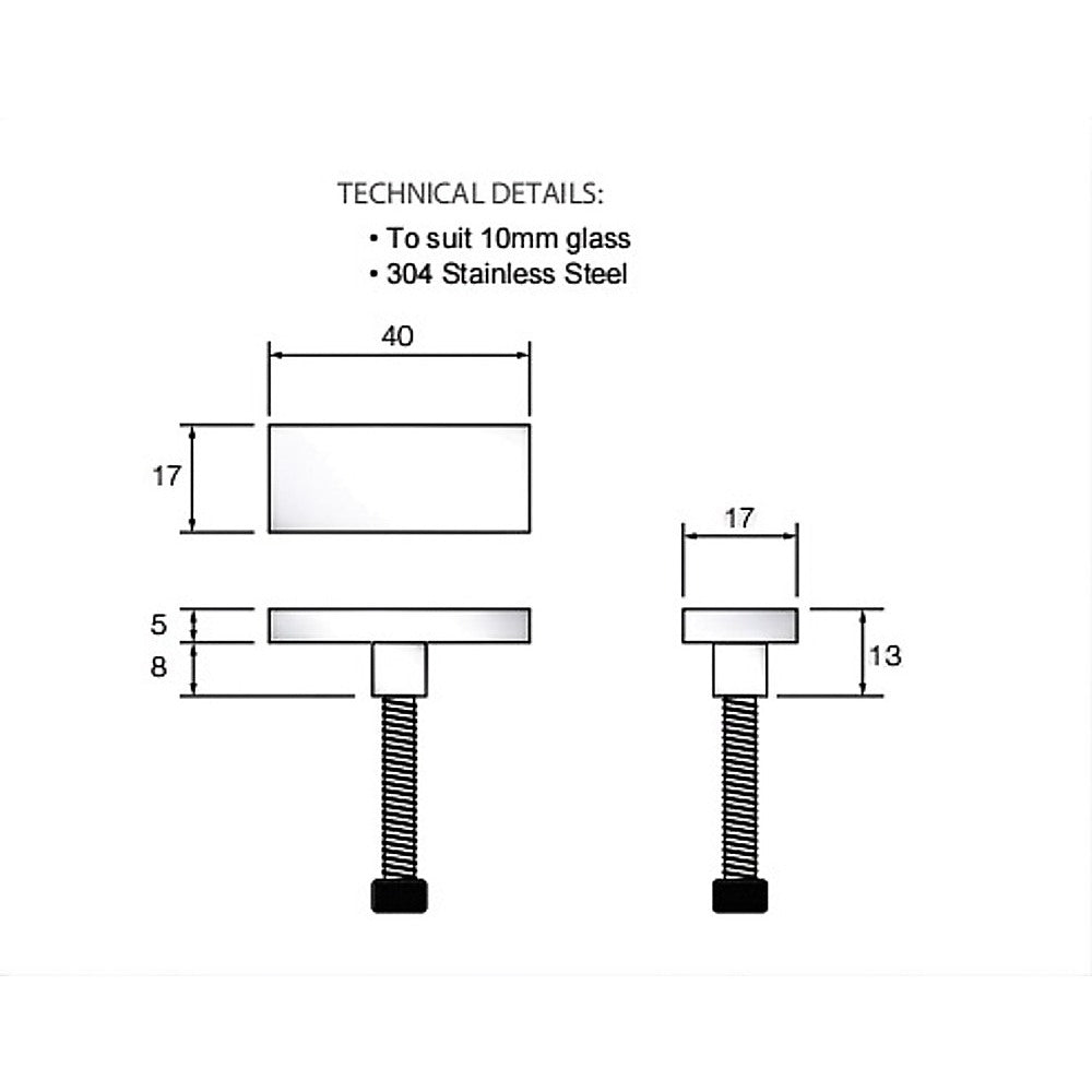 120x80cm Frameless Glass Sliding Corner Shower with Black Rail and Hardware