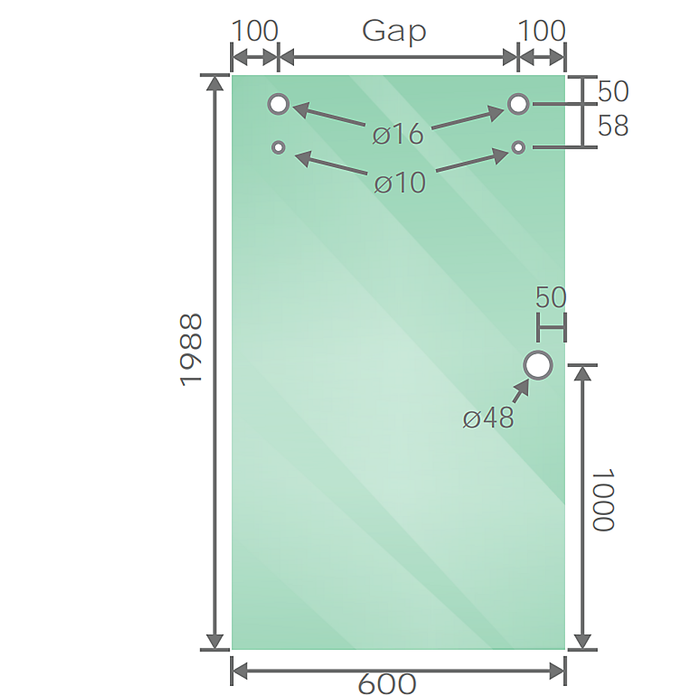 120x100cm Frameless Glass Sliding Corner Shower – With Gold Rail and Wall Channel for Contemporary Bathrooms