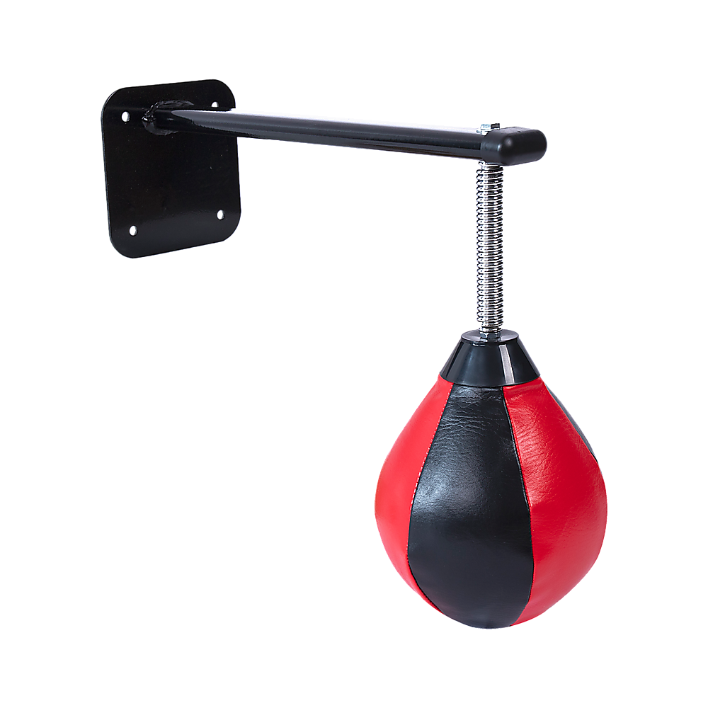 Wall Hanging Boxing Punching Bag Speed Training Stress Relief Kit with Wall Mount Bracket