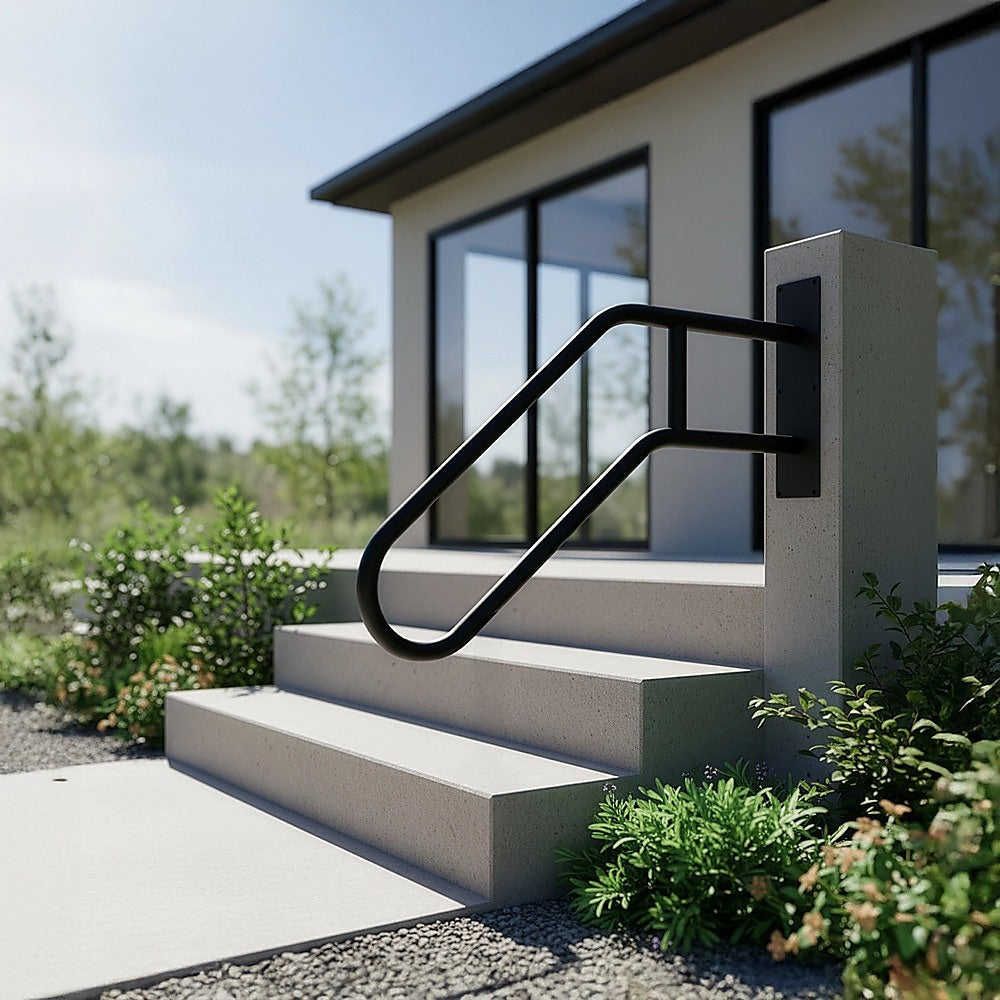 Handrail Steps Railing Outdoor Indoor Metal Rail