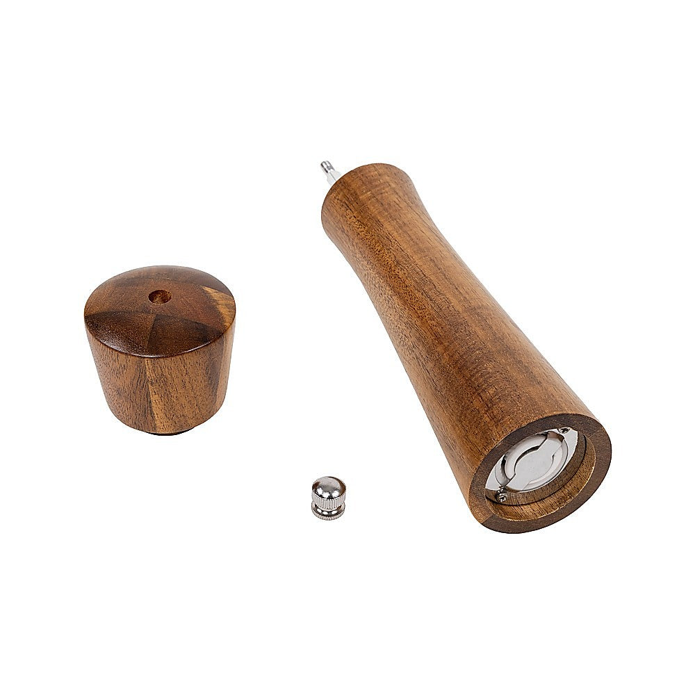 8 Wooden Salt and Pepper Grinder Adjustable Manual Wood Ceramic Core