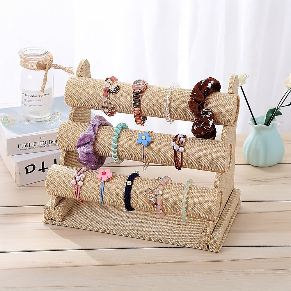 3-Tier Triple Bar Jewellery Display Rack
