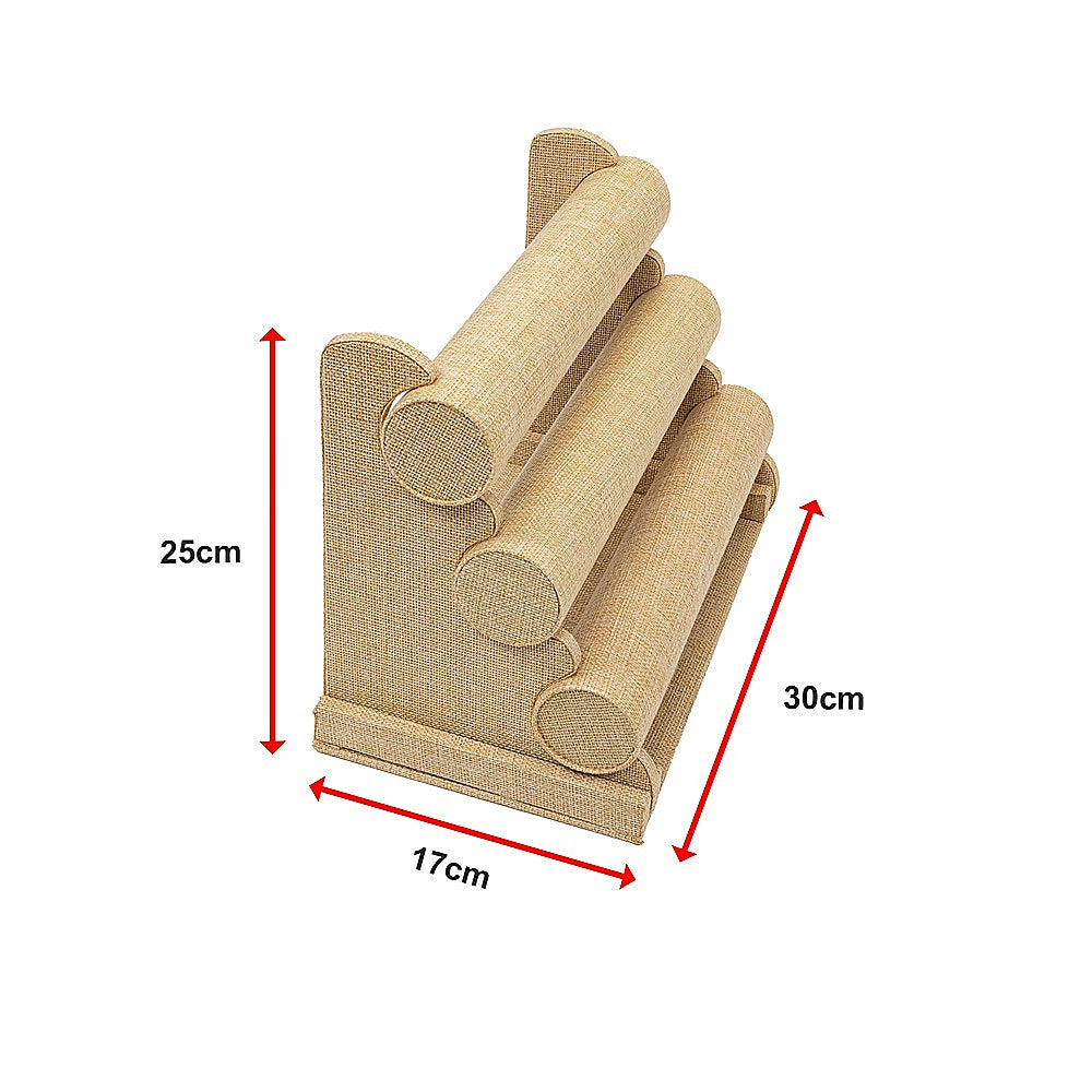 3-Tier Triple Bar Jewellery Display Rack