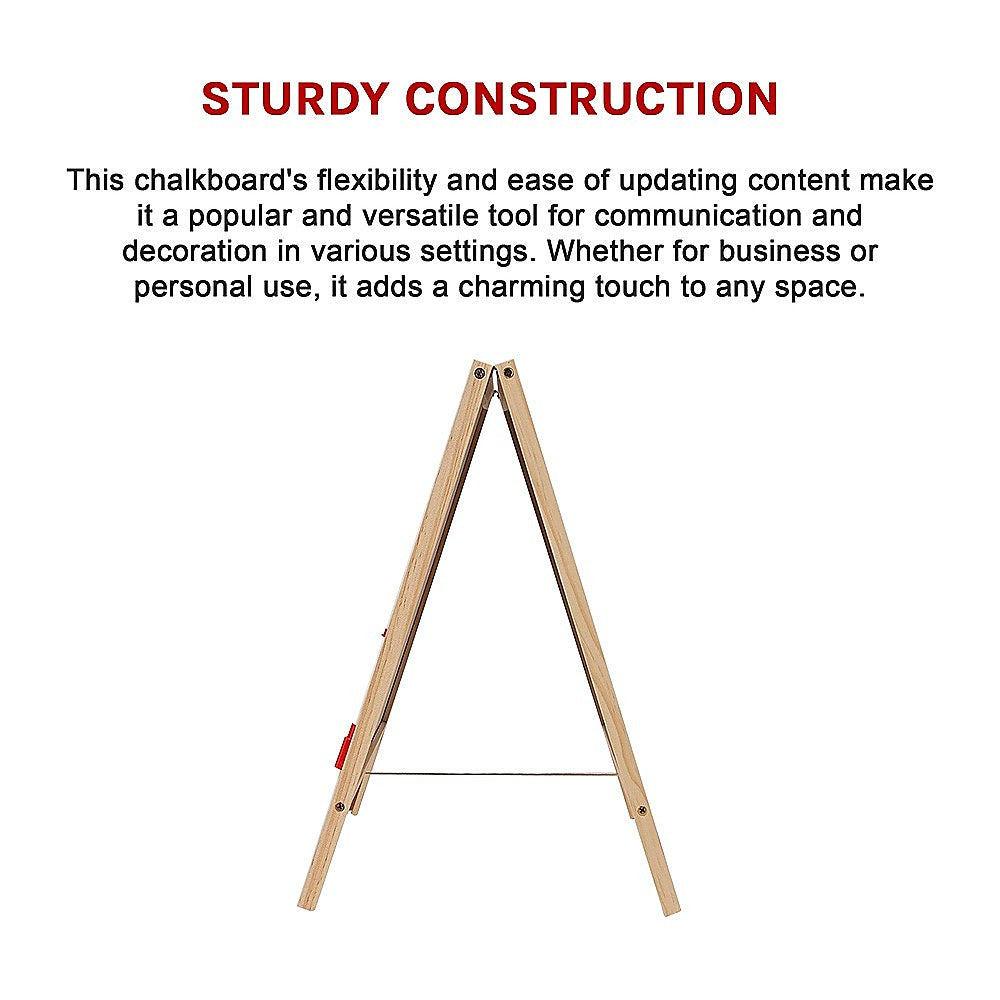 Sidewalk Board Sign Frame Chalkboard Drawing