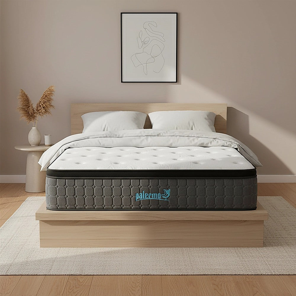 King Single Euro Top Pocket Spring Mattress – Motion Isolation Comfort with CertiPUR-US® Certified Foam Layers