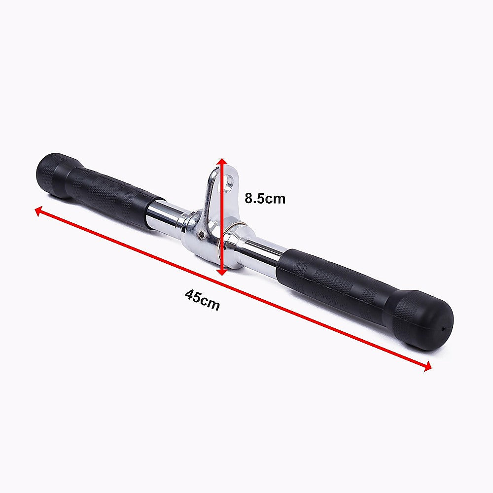 Revolving Straight Bar Gym Cable Attachment