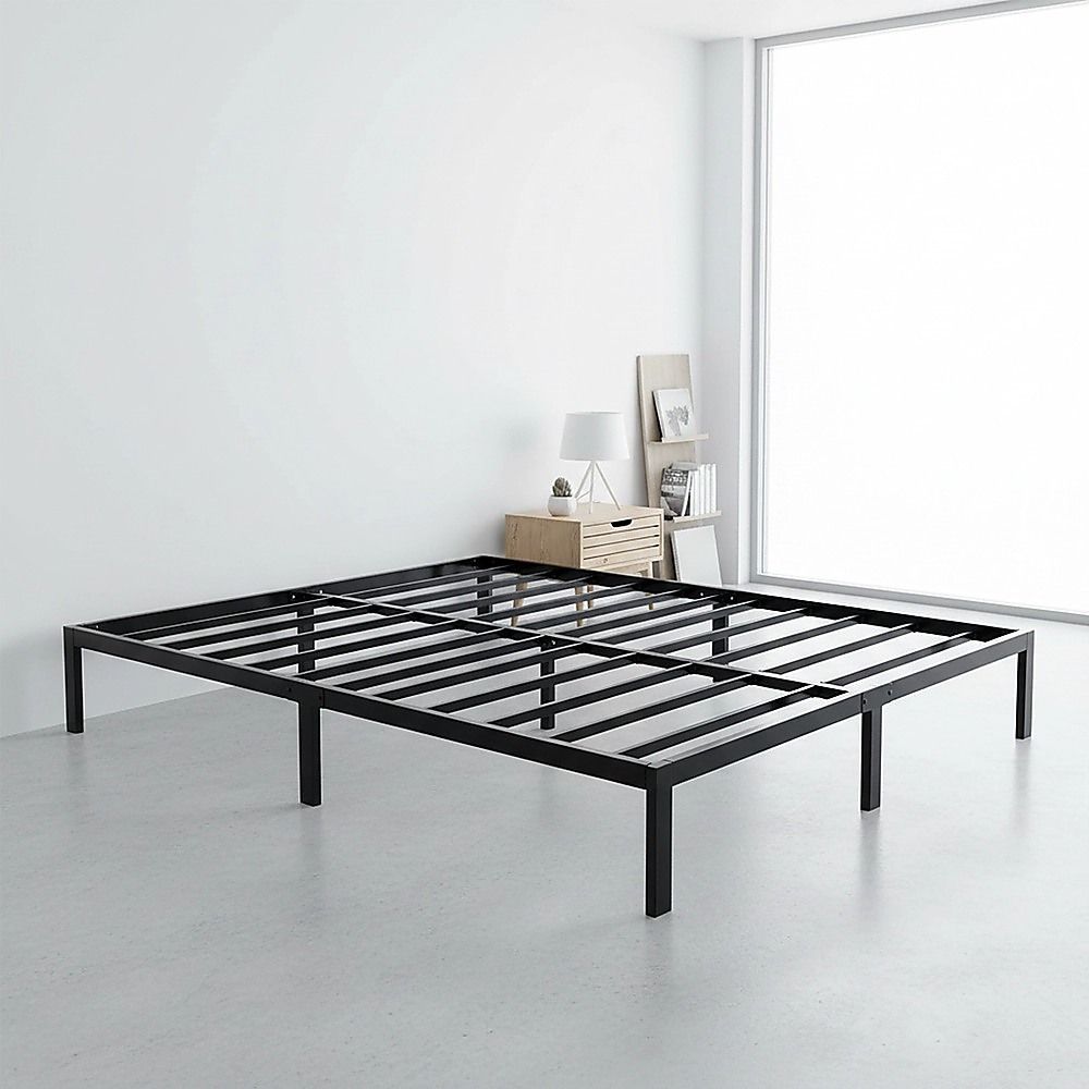 Queen Full Metal Bed Frame Base ? Sturdy Steel Bed Base for Australian Mattress