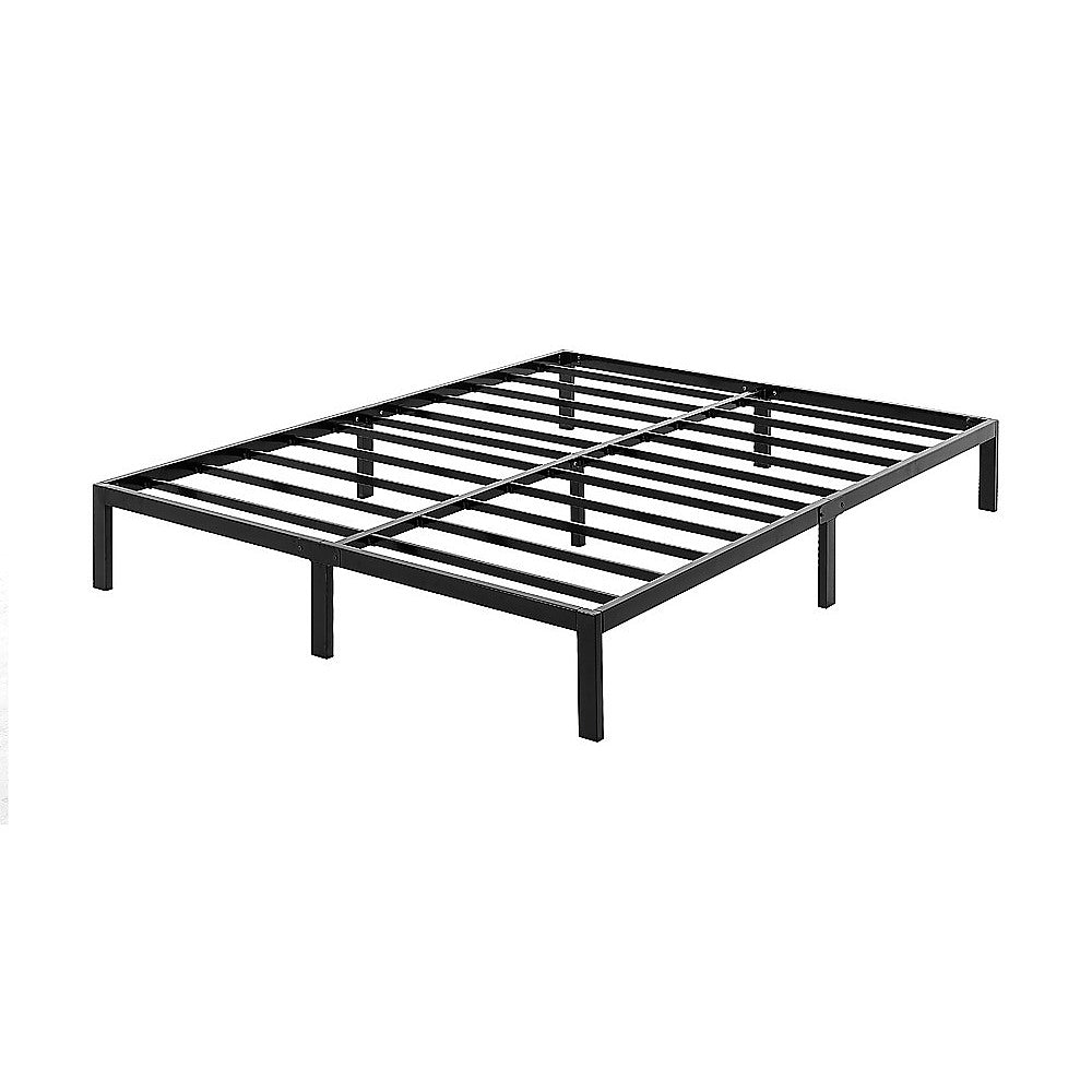 Queen Full Metal Bed Frame Base – Sturdy Steel Bed Base for Australian Mattress