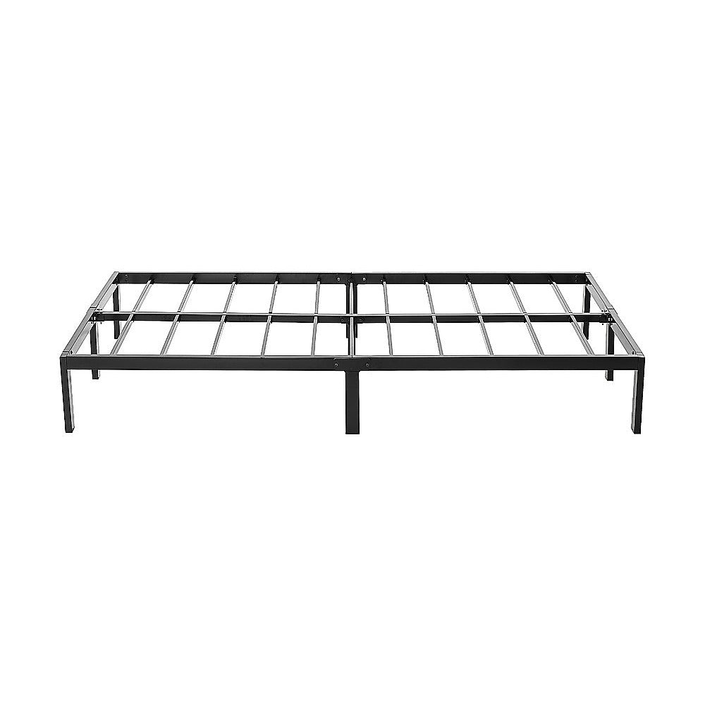 King Single Full Metal Bed Frame Base – Sturdy Steel Bed Base for Australian Mattress