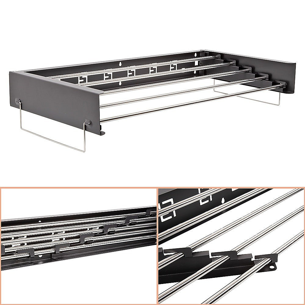 Collapsible Laundry Drying Rack ??Wall Mounted Clothes Airer for Indoor or Outdoor