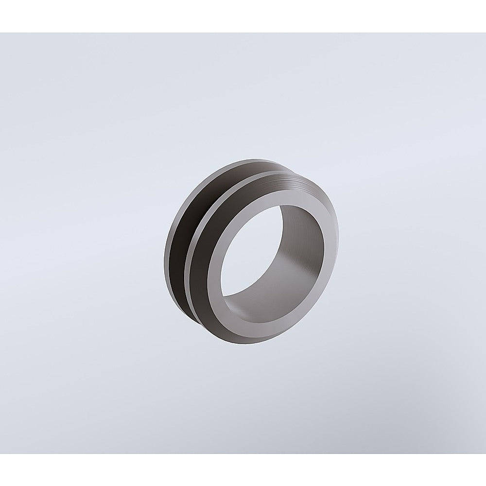 120cm Wall to Wall Frameless Shower Screen with Gunmetal Channel and SS Hinges , Round Handle