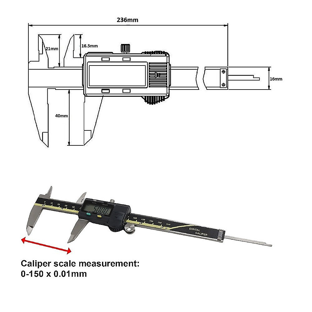 Scale Digital Caliper