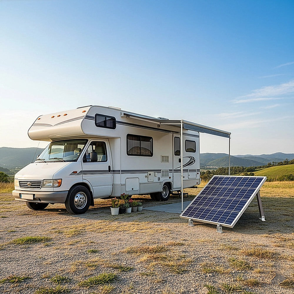 Adjustable Solar Panel Tilt Mount Brackets Kit ??Roof, Ground & Boat Mounting System for Secure Installation