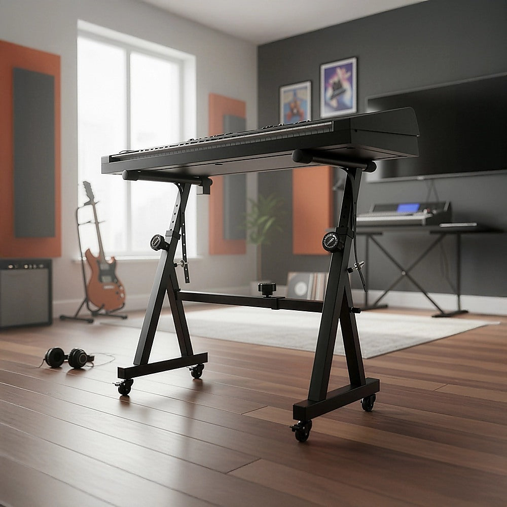 Z-Style Keyboard Stand ??Heavy Duty Adjustable Piano Stand for Digital Keyboards & Portable Use