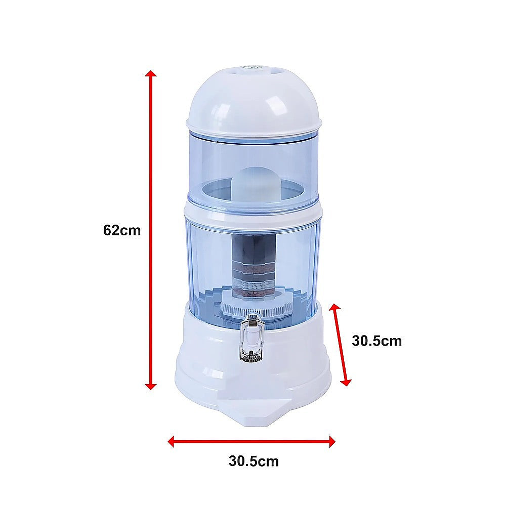16L Benchtop Water Filter Dispenser ??Ceramic Filtration System
