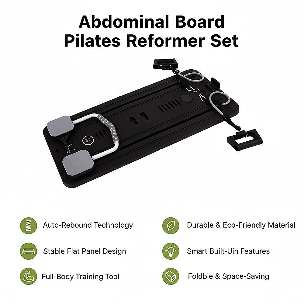 Abdominal Board Pilates Reformer Set – Core Strength & Stability Fitness Equipment