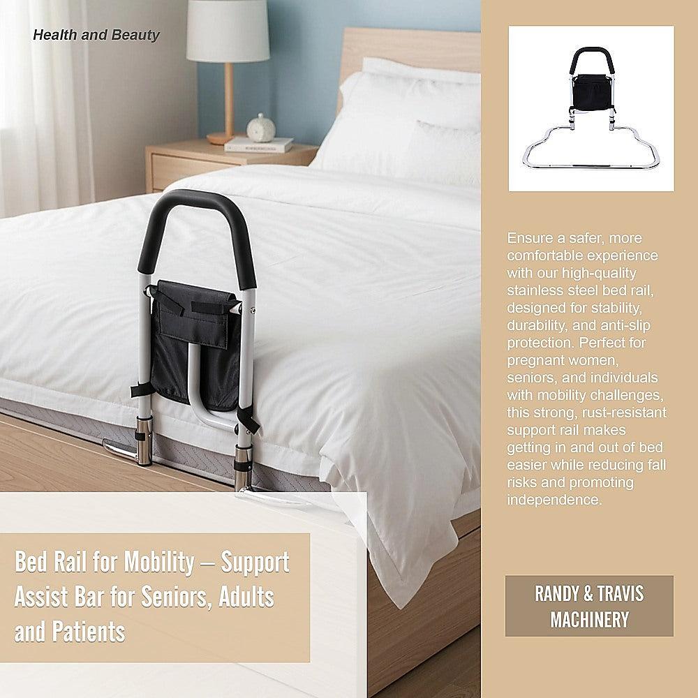 Bed Rail for Mobility – Support Assist Bar for Seniors, Adults and Patients