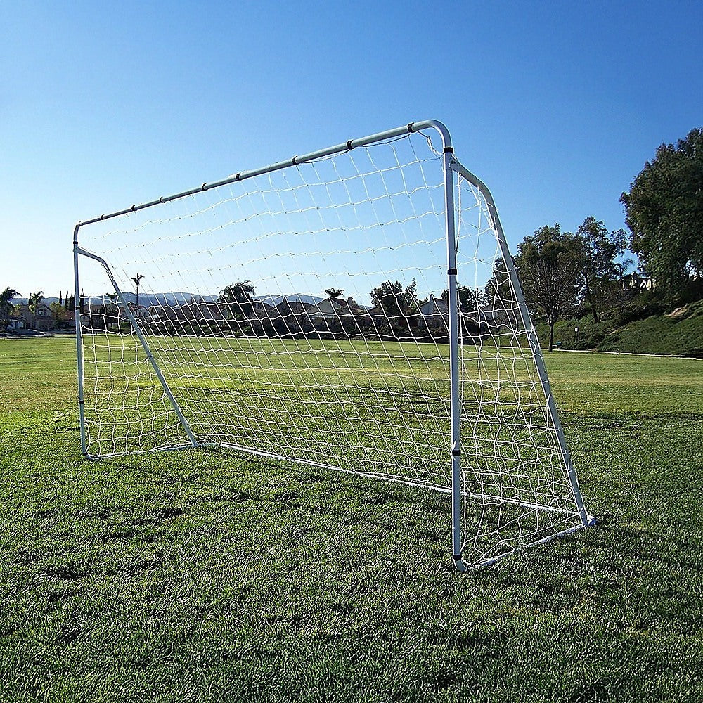 3.6m x 1.8m Portable Soccer Goal Net Steel Post Frame Backyard Football Training Set