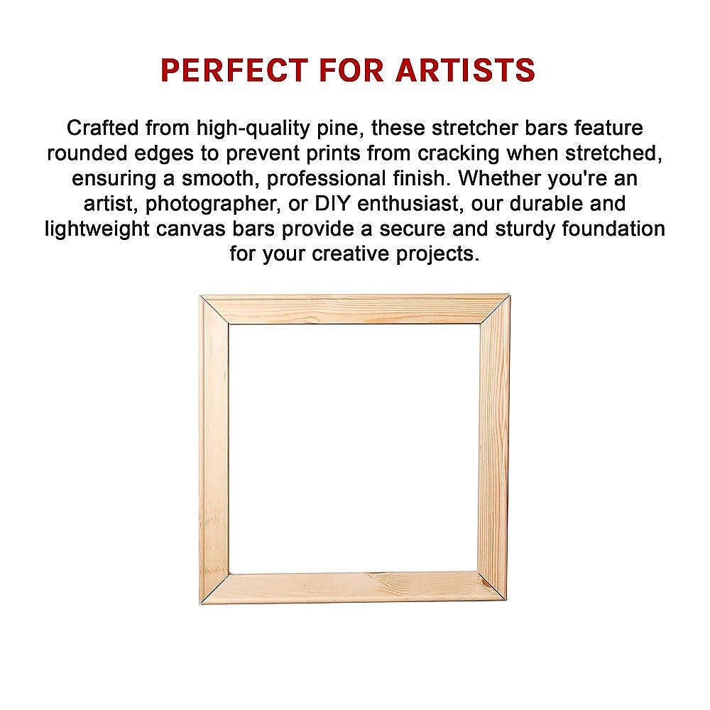50x Canvas Stretcher Bars Frames Pine Wood