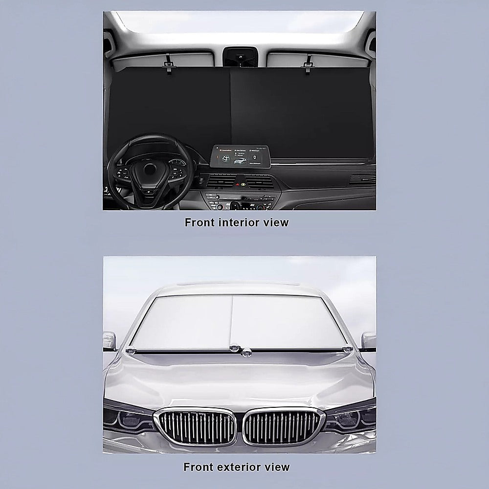 Retractable Sunshade for Car Windshield ??UV Protection Window Cover