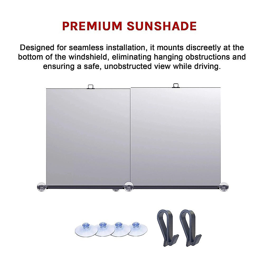 Retractable Sunshade for Car Windshield ??UV Protection Window Cover