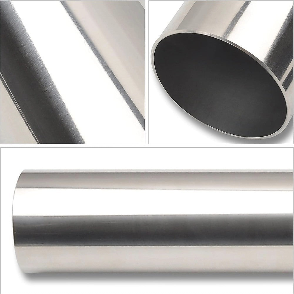 Universal 76mm Stainless Steel Exhaust Intake Pipe Polished Fitting