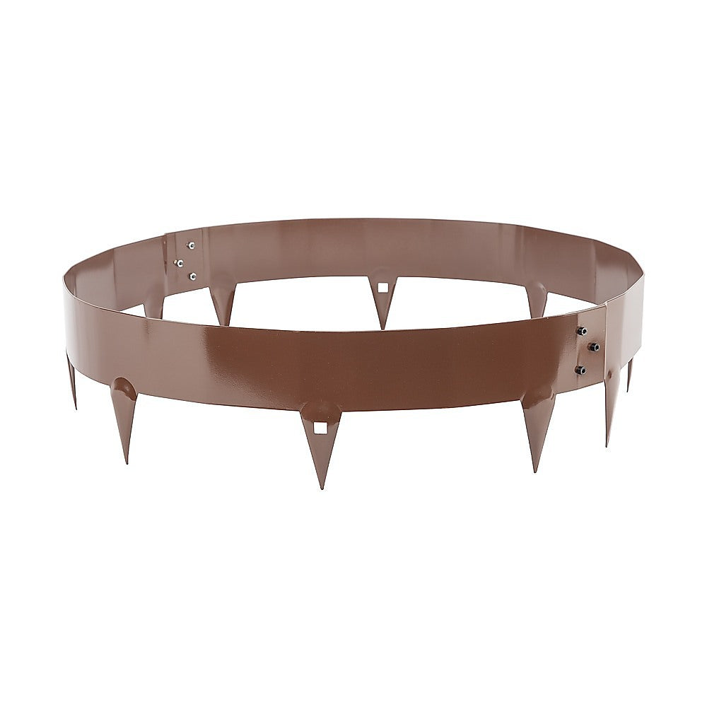 60cm Steel Garden Tree Ring with Spikes – Heavy-Duty Root Barrier & Edging