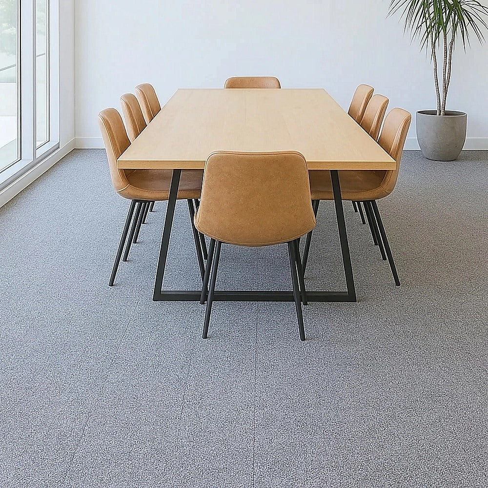 5m² Light Grey Carpet Tiles Set – Commercial & Domestic Flooring for Office, Retail, Home