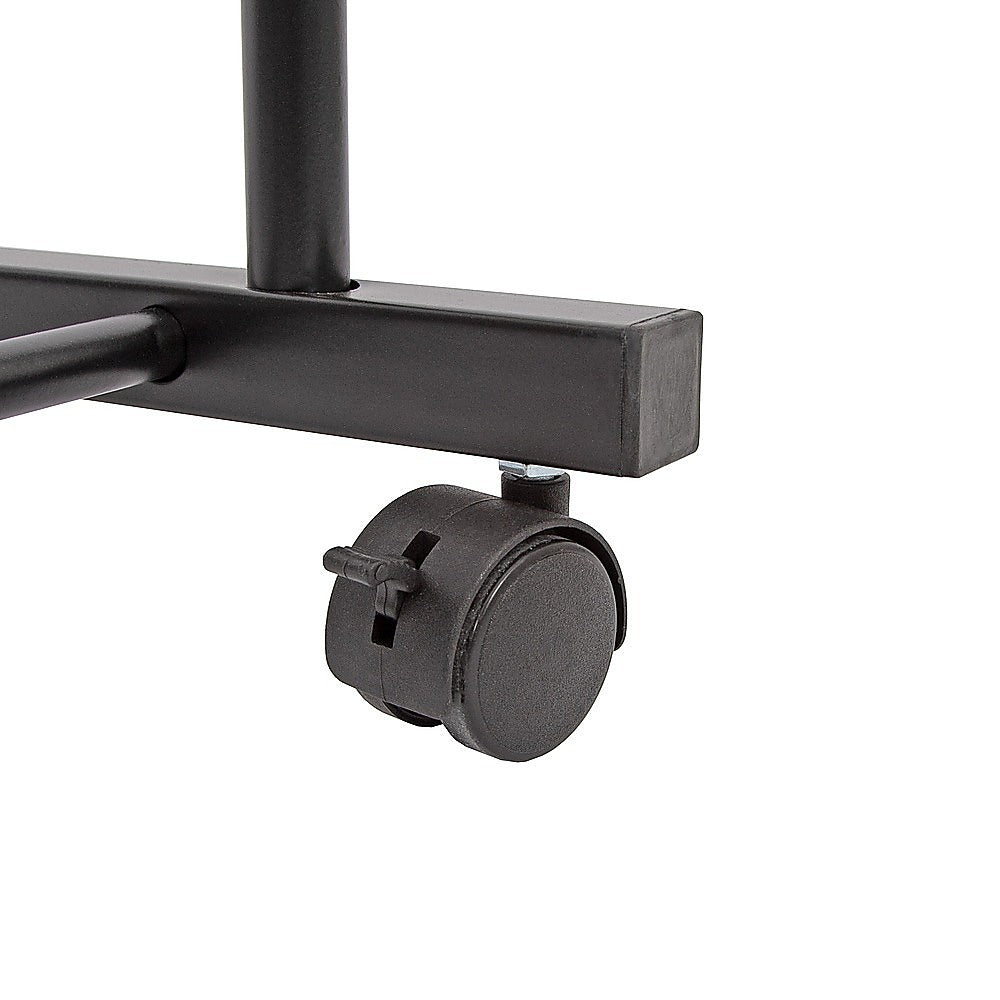 Double Clothes Rack Metal Garment Rail 80x154cm – Heavy Duty Hanging Shelf Storage