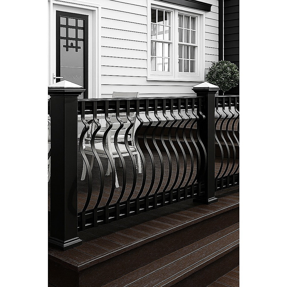 51 Pack 82cm Metal Deck Balusters – Iron Stair Railing Spindles for Outdoor & Indoor Use