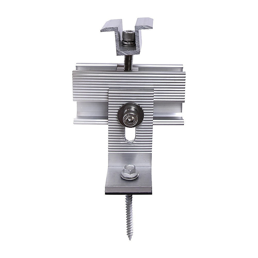 Solar Panel Roof Mount Kit – Universal Clamps & Brackets Set for Secure Solar Installation