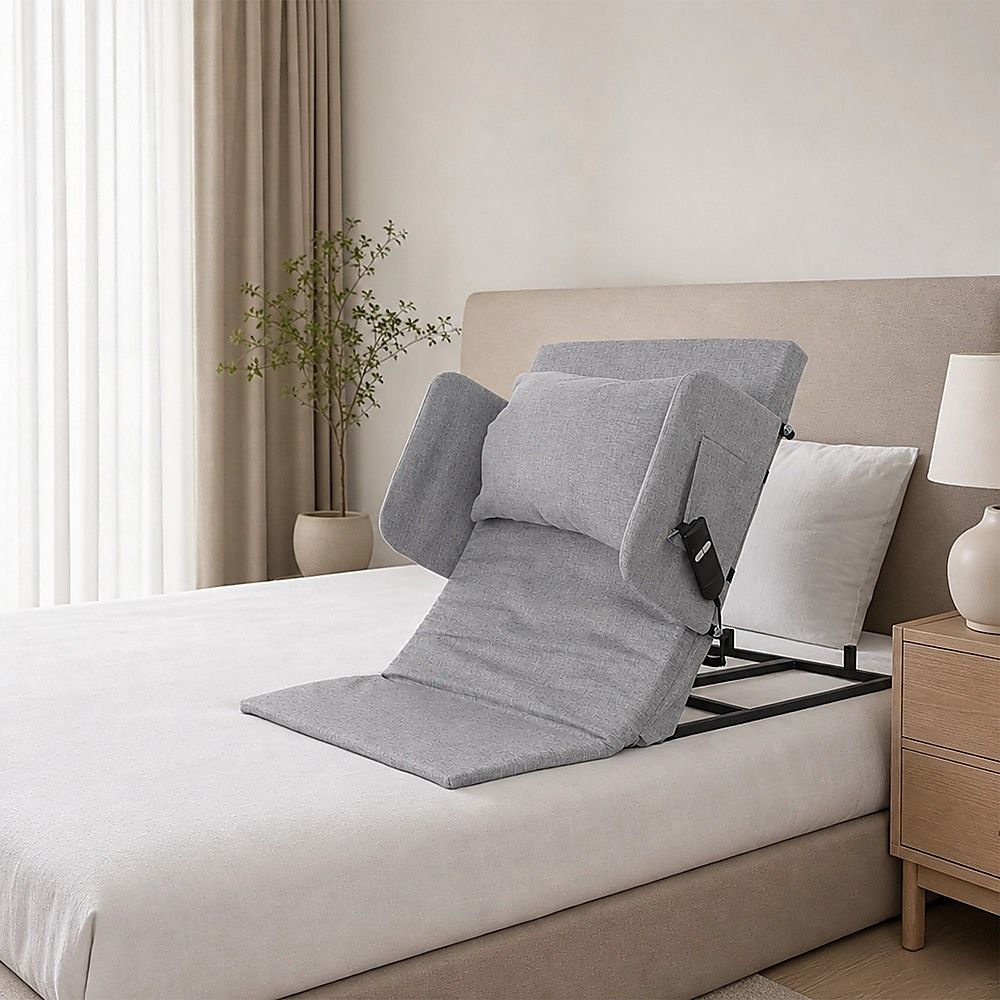 Electric Adjustable Bed Backrest – Power Lift Support with Remote for Sitting & Comfort