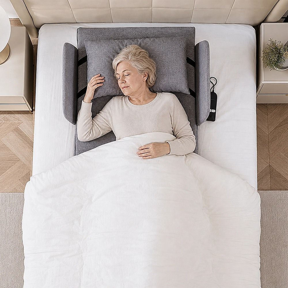 Electric Adjustable Bed Backrest – Power Lift Support with Remote for Sitting & Comfort