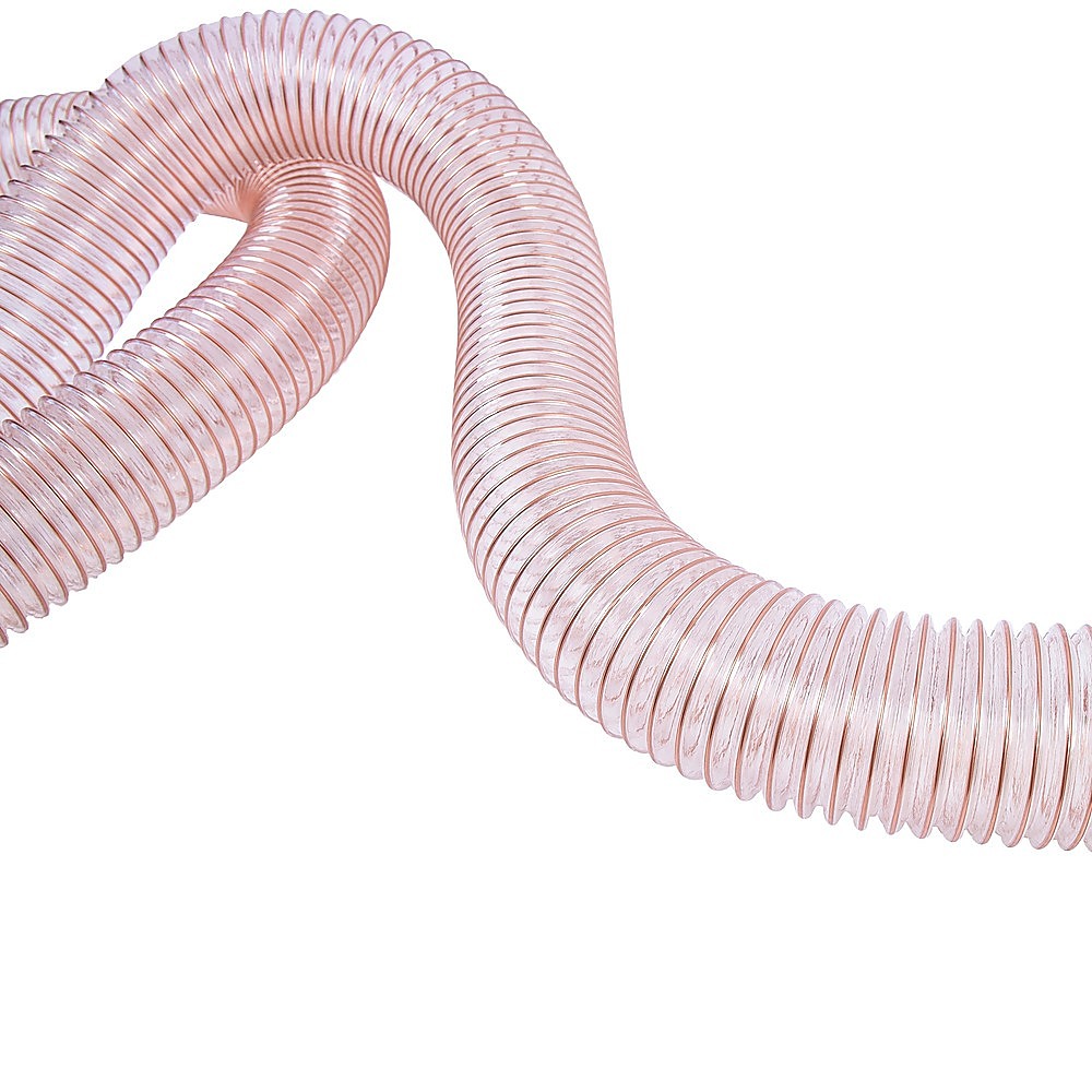 5m Dust Extraction Hose 100mm – Flexible PU Ducting for Workshops