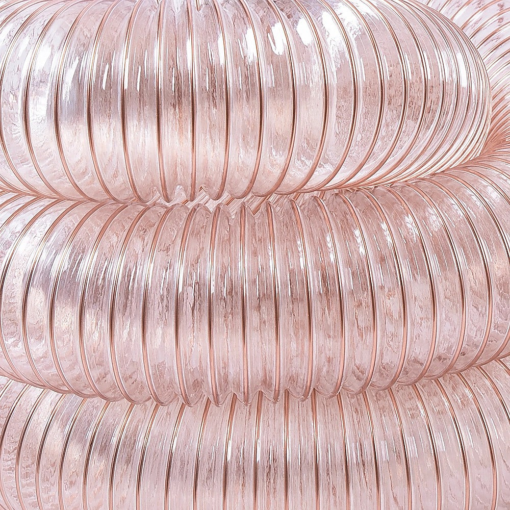 5m Dust Extraction Hose 100mm – Flexible PU Ducting for Workshops