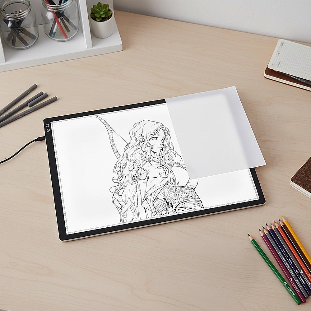 A2 LED Light Box for Drawing, Calligraphy & Tracing Artists Pad