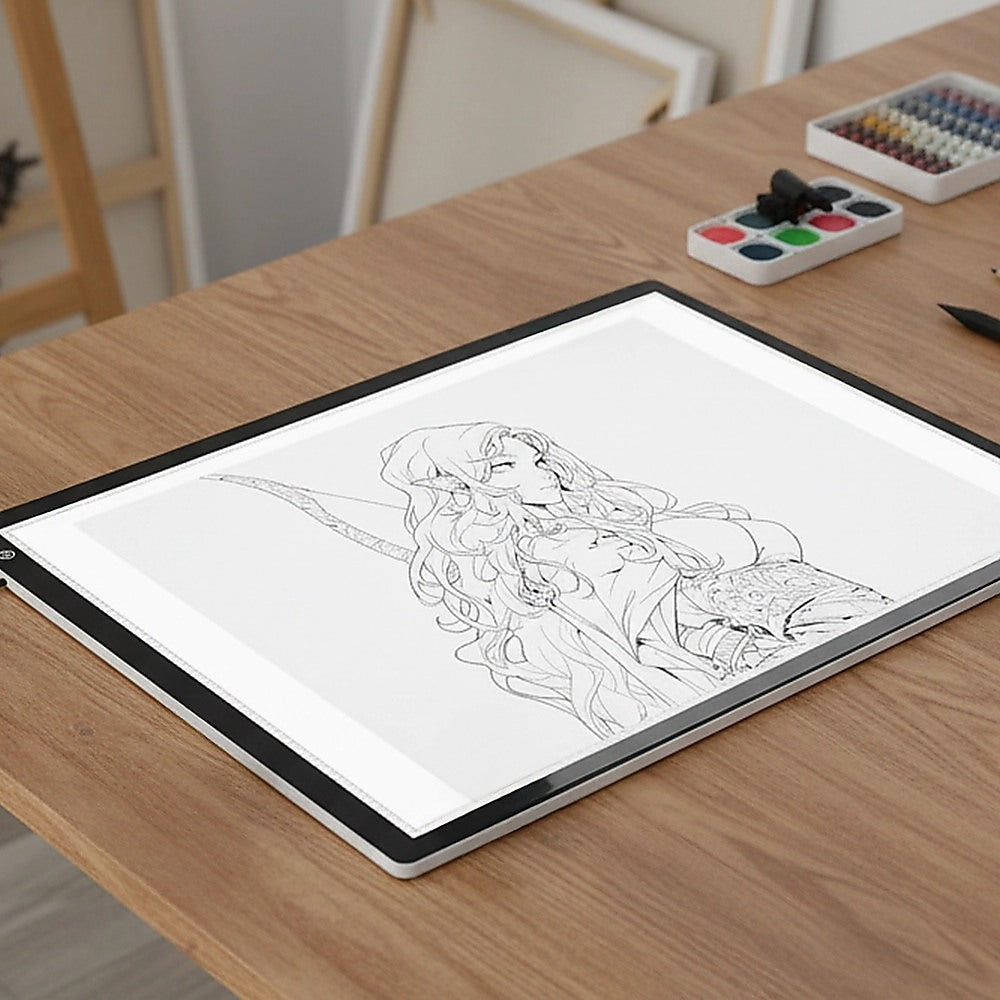 A2 LED Light Box for Drawing, Calligraphy & Tracing Artists Pad