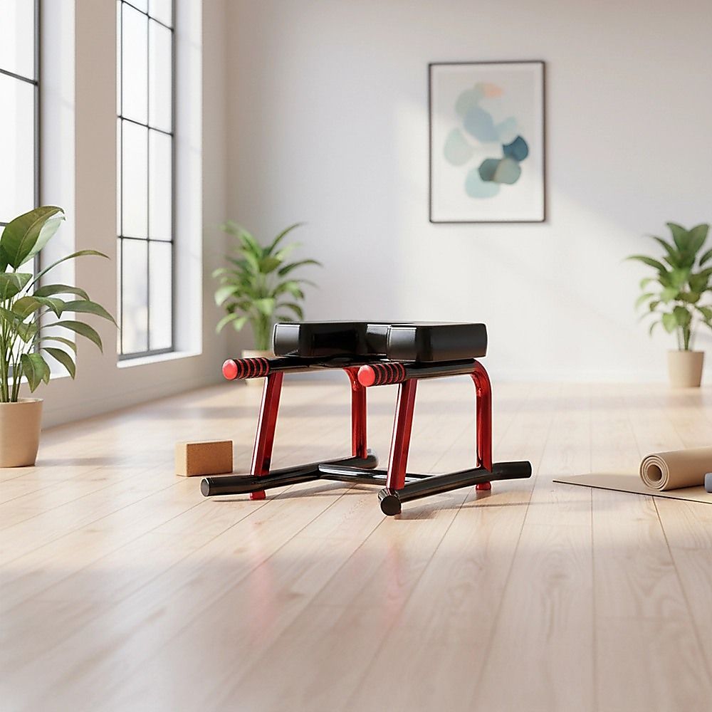 Headstand Yoga Bench with Padded Support for Inversion Training