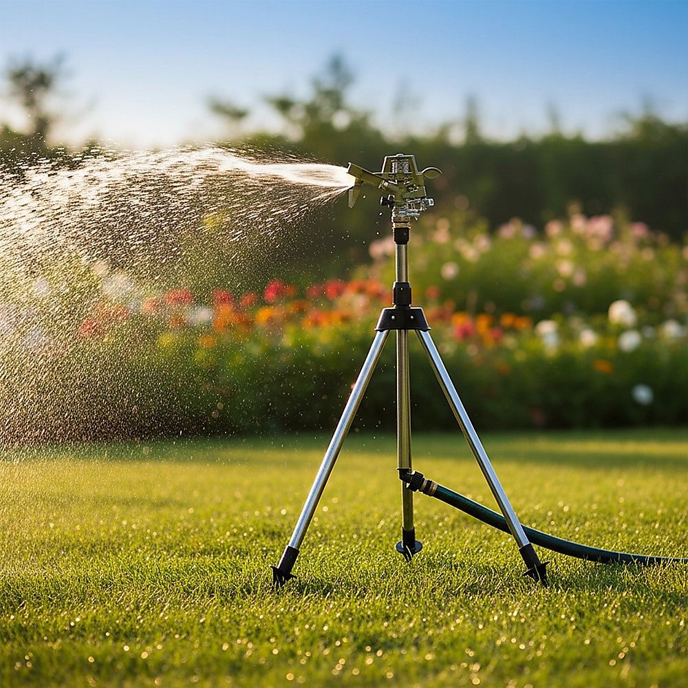 Tripod Rotating Sprinkler Automatic Irrigation Garden Watering