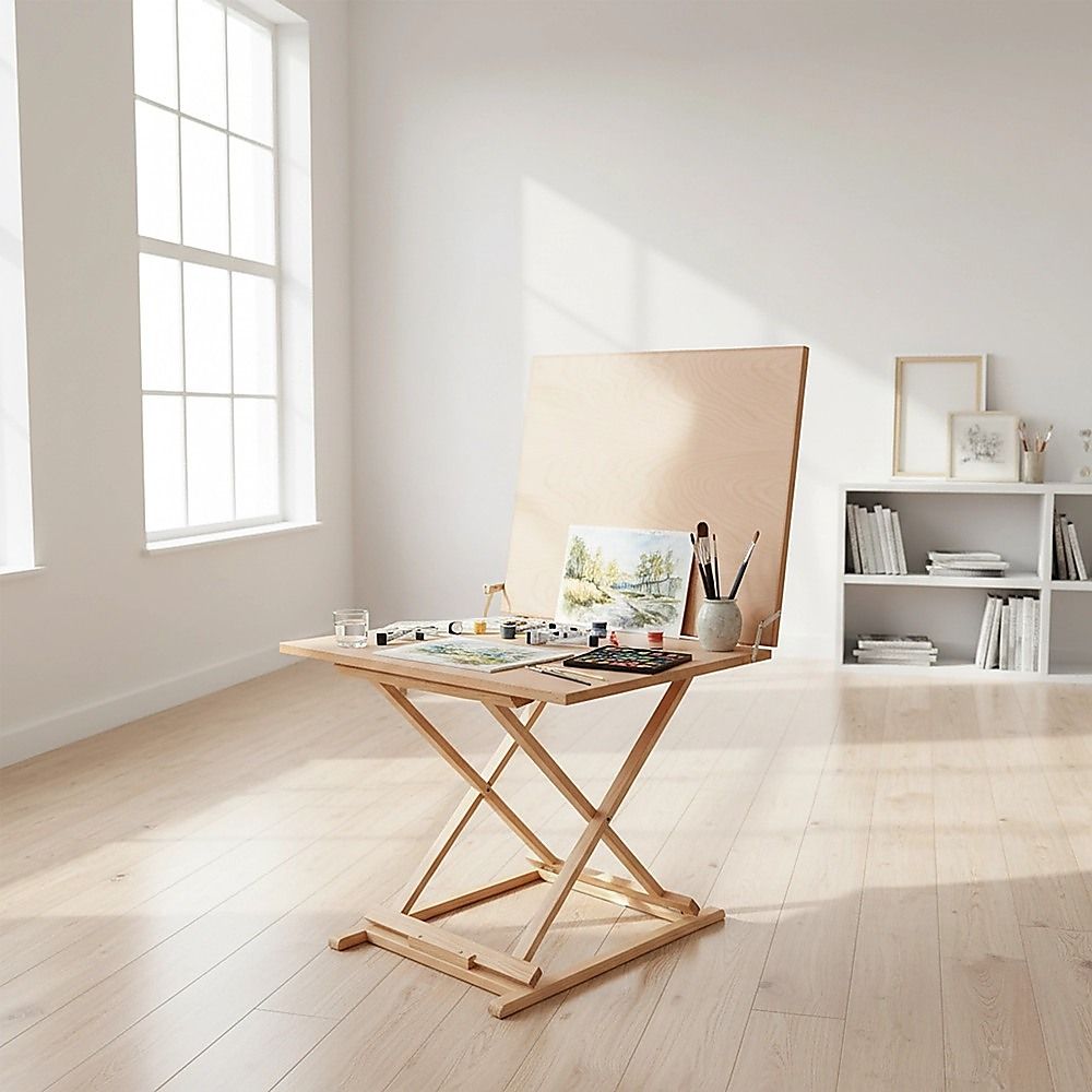 Portable Foldable Art Sketching Table Painting Drawing Easel Artists