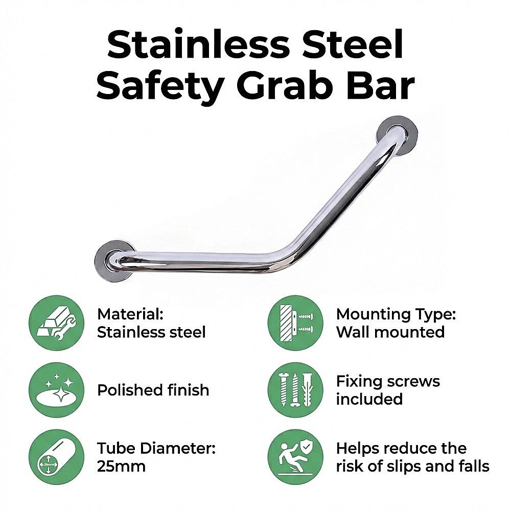 Stainless Steel Safety Grab Bar for Toilet Bathroom Bathtub Support